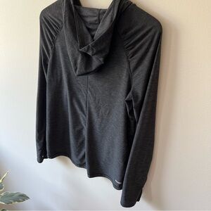 Danskin Now Long Sleeve Charcoal Hoodie